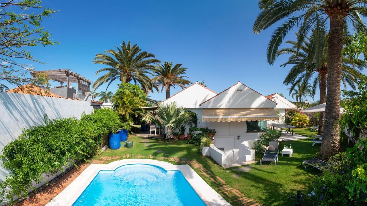 La Villa Calypso - Vivienda Vacacional Con Piscina Privada Maspalomas  Luaran gambar